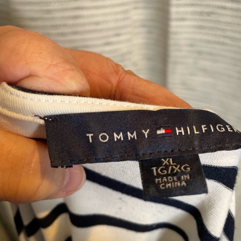 Tommy Hilfiger Womens Size Calling Sleeve Knit Top Striped Nautical Vibes 3362 - Picture 3 of 9